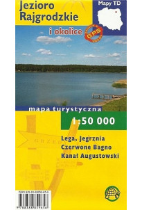 Mapa turystyczna Jezioro Rajgrodzkie i okolice  foliowana TD Mapy