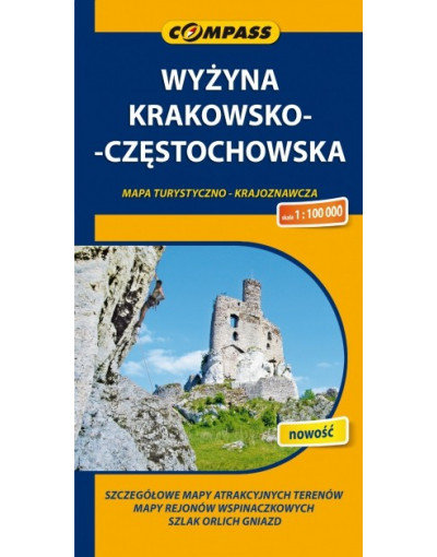 Mapa turystyczno-krajoznawcza "Wyżyna Krakowsko- Krakowska"