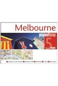 MELBOURNE MELBOURNE mapa / plan miasta POPOUT MAPS