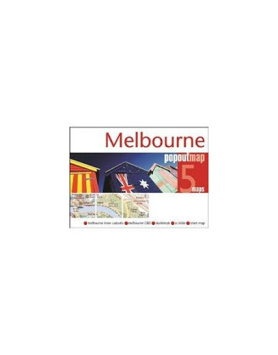 MELBOURNE MELBOURNE mapa / plan miasta POPOUT MAPS
