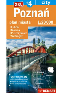 Poznań +4 - plan miasta