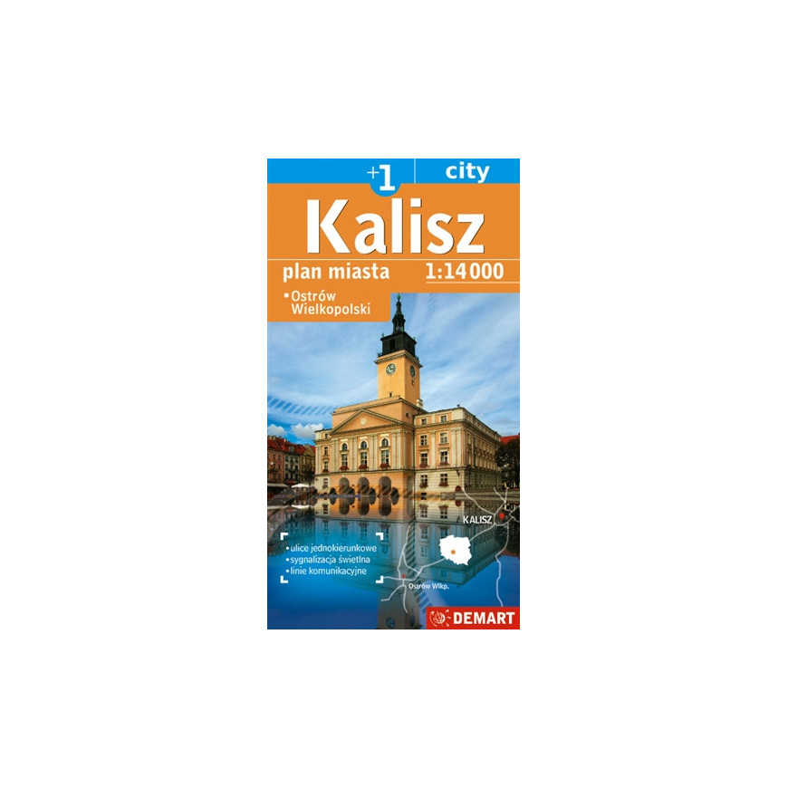 Kalisz/Ostrów Wielkopolski +1 - plan miasta
