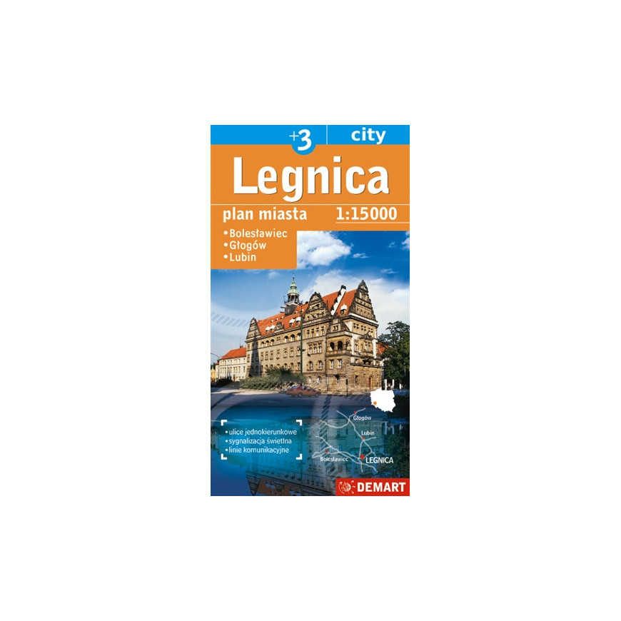 Legnica +3 - plan miasta