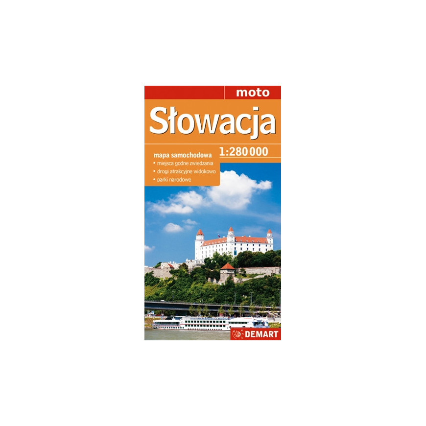 Słowacja - mapa samochodowa