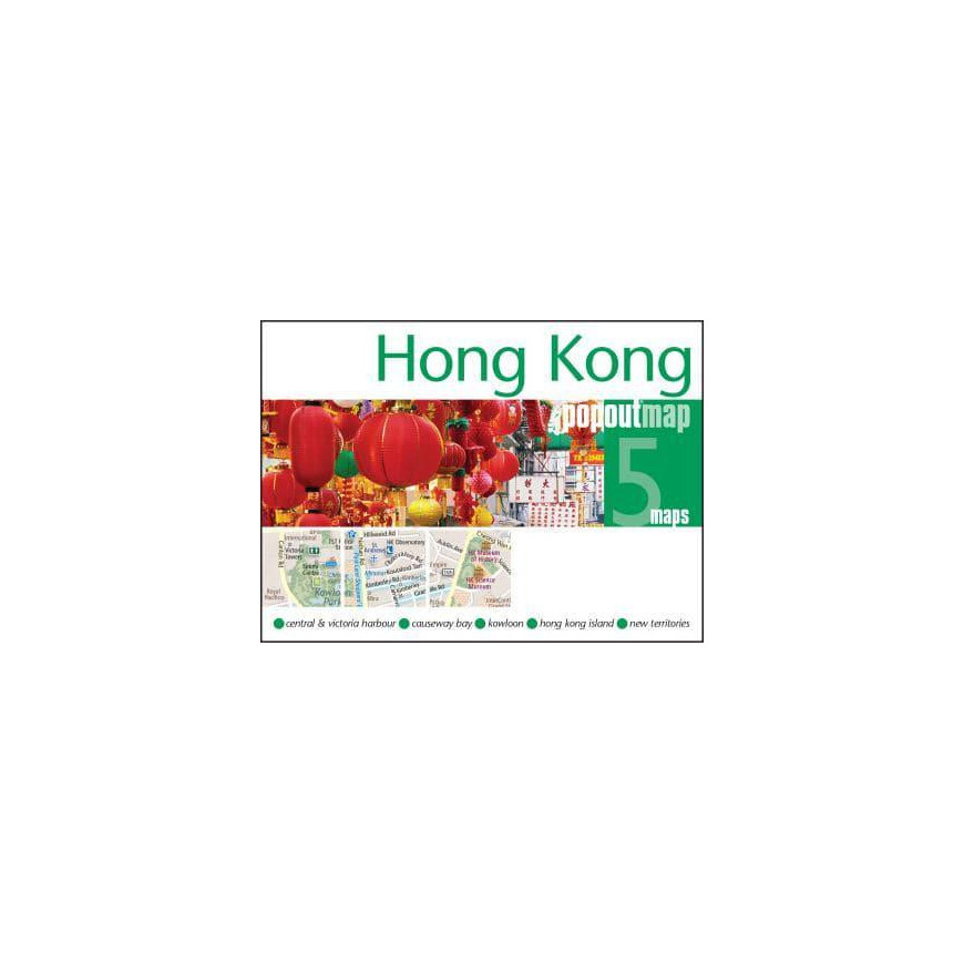 HONG KONG - plan miasta/mapa POPOUT MAPS