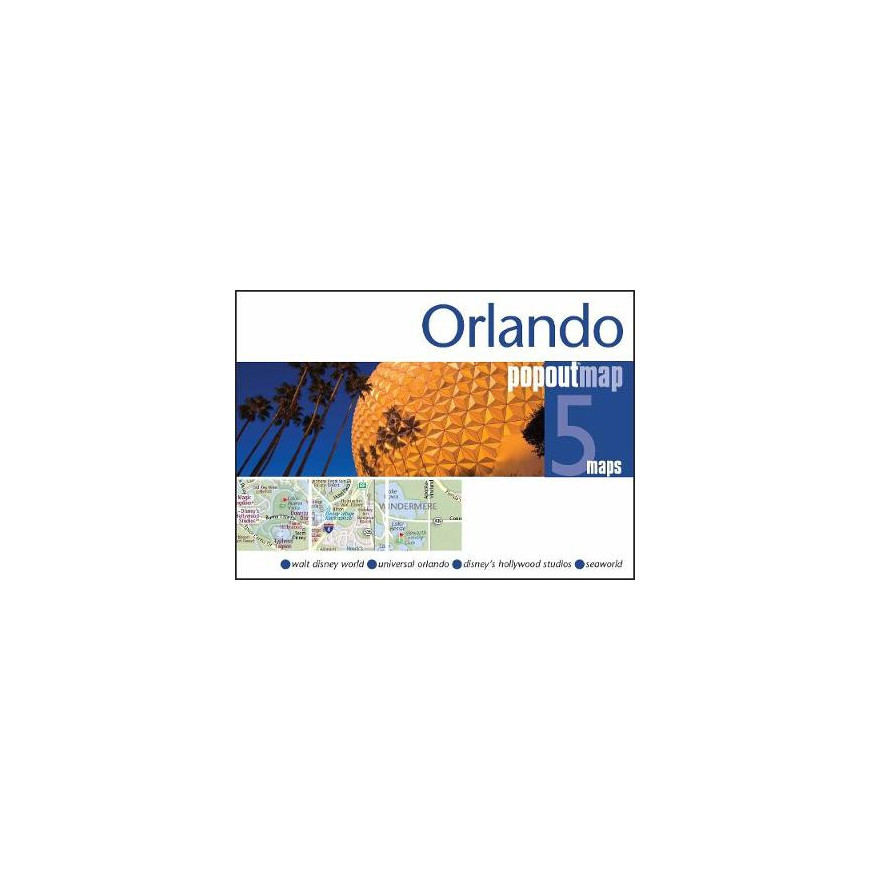 ORLANDO - plan miasta/mapa POPOUT MAPS