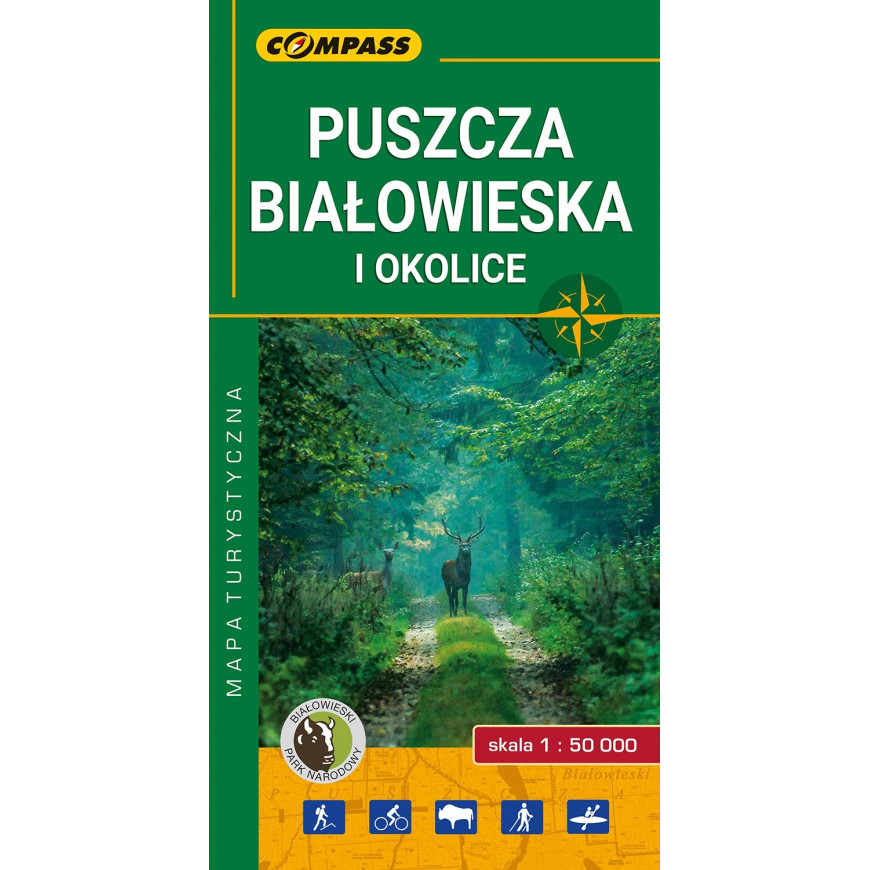Puszcza Białowieska i okolice, 1:50 000 