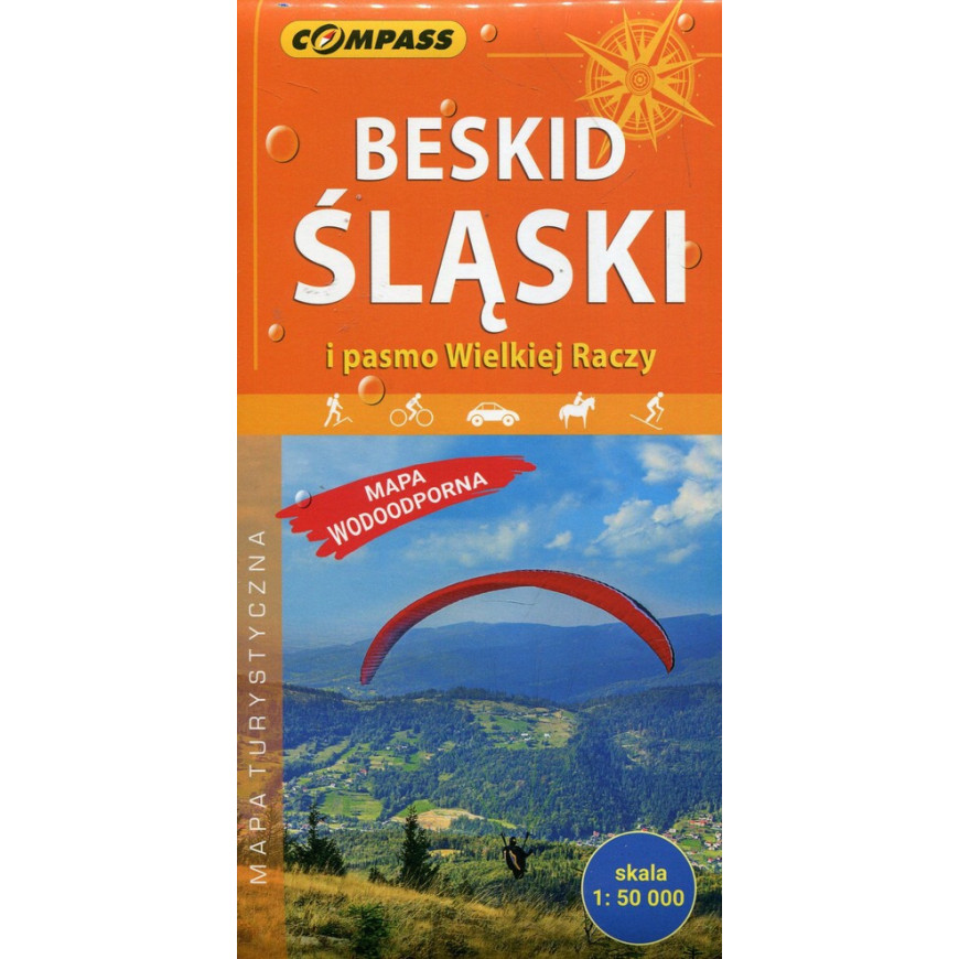 Beskid Śląski i pasmo Wielkiej Raczy - mapa turystyczna
