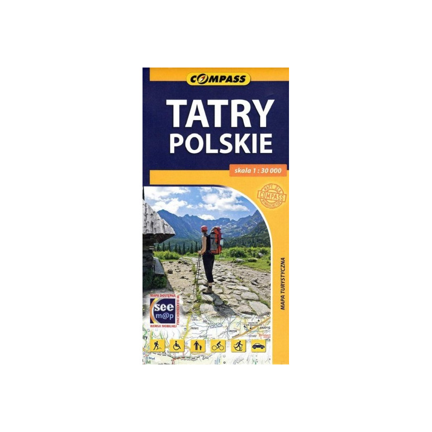 Tatry Polskie - mapa turystyczna
