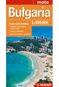 Bułgaria - mapa samochodowa