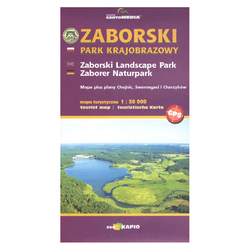 Zaborski Park Krajobrazowy - mapa turystyczna