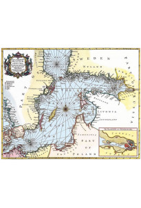 Mapa Bałtyku od Sundu po...
