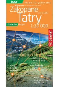 Tatry i Zakopane - mapa...