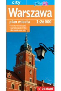 Warszawa - plan miasta 2022