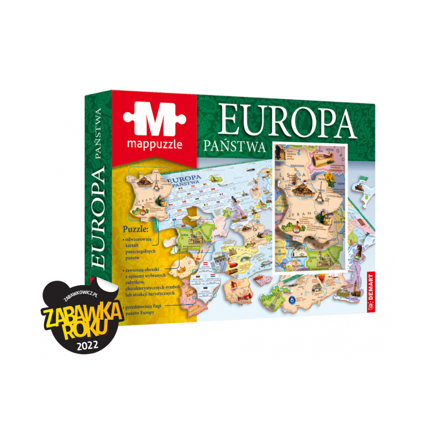 Mappuzzle - Europa Państwa