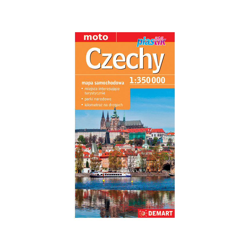 Czechy - mapa samochodowa